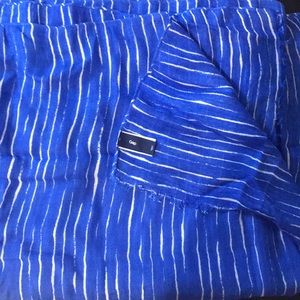 Gap thin blue scarf.